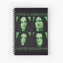 TYPE O NEGATIVE MIREL 3 Spiral Notebook