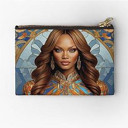 Digital design of Tyra Banks Zipper Pouch