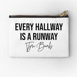 Every Hallway Is A Runway Model Fashion Tyra Banks Zipper Pouch