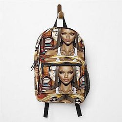 Digital design of Tyra Banks Backpack