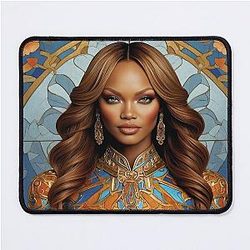 Digital design of Tyra Banks Mouse Pad