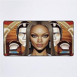 Digital design of Tyra Banks Desk Mat