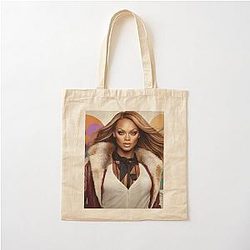 Design of Tyra Banks Cotton Tote Bag