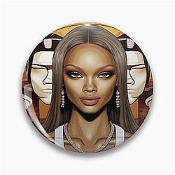 Digital design of Tyra Banks Pin