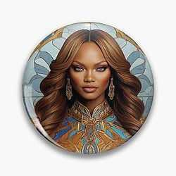 Digital design Tyra Banks Pin