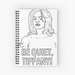 Be quiet Tiffany Spiral Notebook