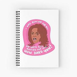 Tyra Banks - I Was Rooting For You America's Next Top Model Spiral Notebook