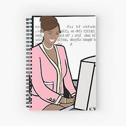 Tyra Banks Life Size Work Meme Spiral Notebook