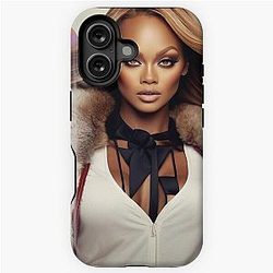Digital design of Tyra Banks iPhone Tough Case