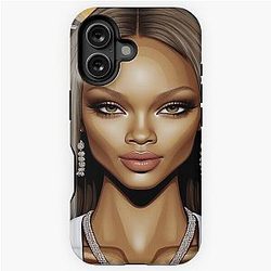 Digital design of Tyra Banks iPhone Tough Case