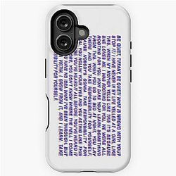 Tyra Banks I Was Rooting for You 3D Text iPhone Tough Case