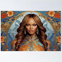 Digital design of Tyra Banks Poster