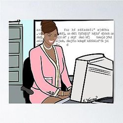 Tyra Banks Life Size Work Scene Meme Poster