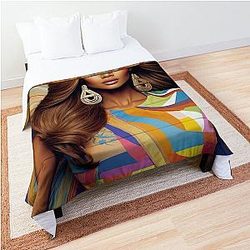 Digital design of Tyra Banks Comforter