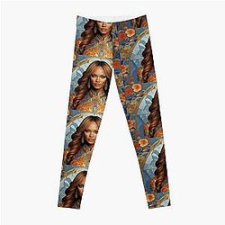 Digital design of Tyra Banks leggings