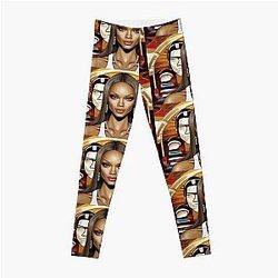 Digital design of Tyra Banks leggings