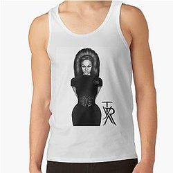 Tyra Banks Black Tank Top