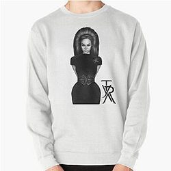 Tyra Banks Black Pullover Sweatshirt