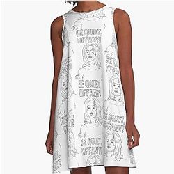 Be quiet Tiffany Tyra Banks A line dress