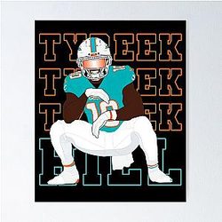 Tyreek Hill Orange Poster