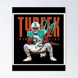 Tyreek Hill Dolphins Poster