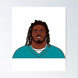 Tyreek Hill Dolphins Poster