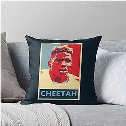 Tyreek Hill Miami Dolphins Campaign Throw Pillow