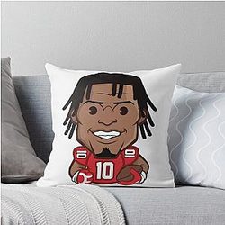Tyreek Hill Dolphins Throw Pillow