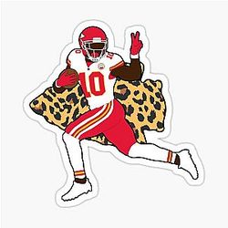 Tyreek Hill Cheetah Sticker