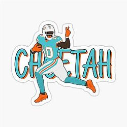 Tyreek Hill Cheetah Sticker