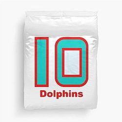 Tyreek Hill Dolphins Duvet Cover