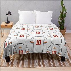 Tyreek Hill Jersey Throw Blanket