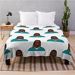 Tyreek Hill Dolphins Throw Blanket