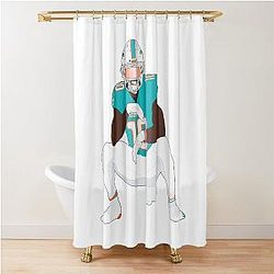 Tyreek Hill Dolphins Shower Curtain
