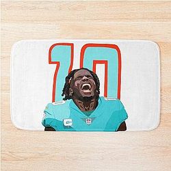 10 Tyreek Hill - Dolphins Star Bath Mat