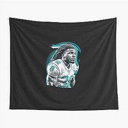 Tyreek Hill Dolphins Tapestry