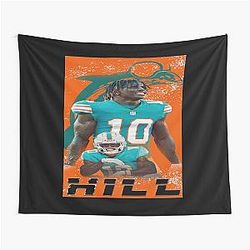 Tyreek Hill Dolphins Classic Tapestry