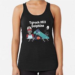 Tyreek Hill Dolphins Racerback Tank Top