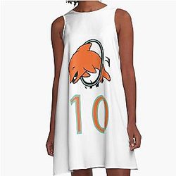 Tyreek Hill Dolphins A-Line Dress