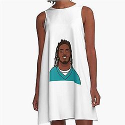 Tyreek Hill Dolphins A-Line Dress