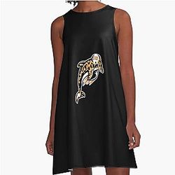Tyreek Hill Cheetah A-Line Dress