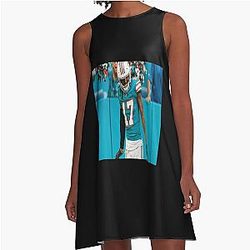 Tyreek Hill Dolphins A-Line Dress