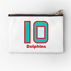 Tyreek Hill Dolphins Zipper Pouch