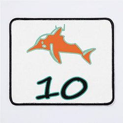 tyreek hill dolphins mouse pad