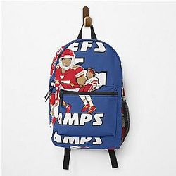 Mahomes and Tyreek Hill in KCC Backpack