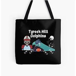Tyreek Hill Dolphins All Over Print Tote