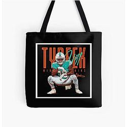 Tyreek Hill Dolphins All Over Print Tote Bag
