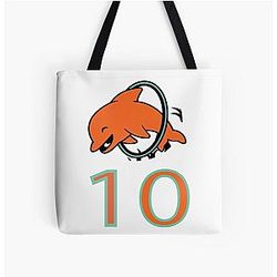Tyreek Hill Dolphins All Over Print Tote Bag