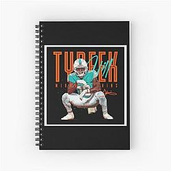 Tyreek Hill Dolphins Spiral Notebook