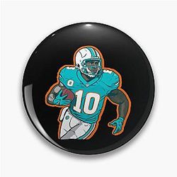 Tyreek Hill Dolphins Pin